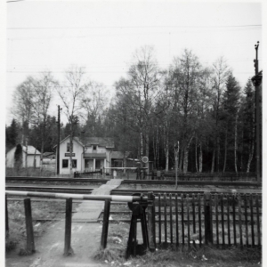 Övergång i Solberga 1957