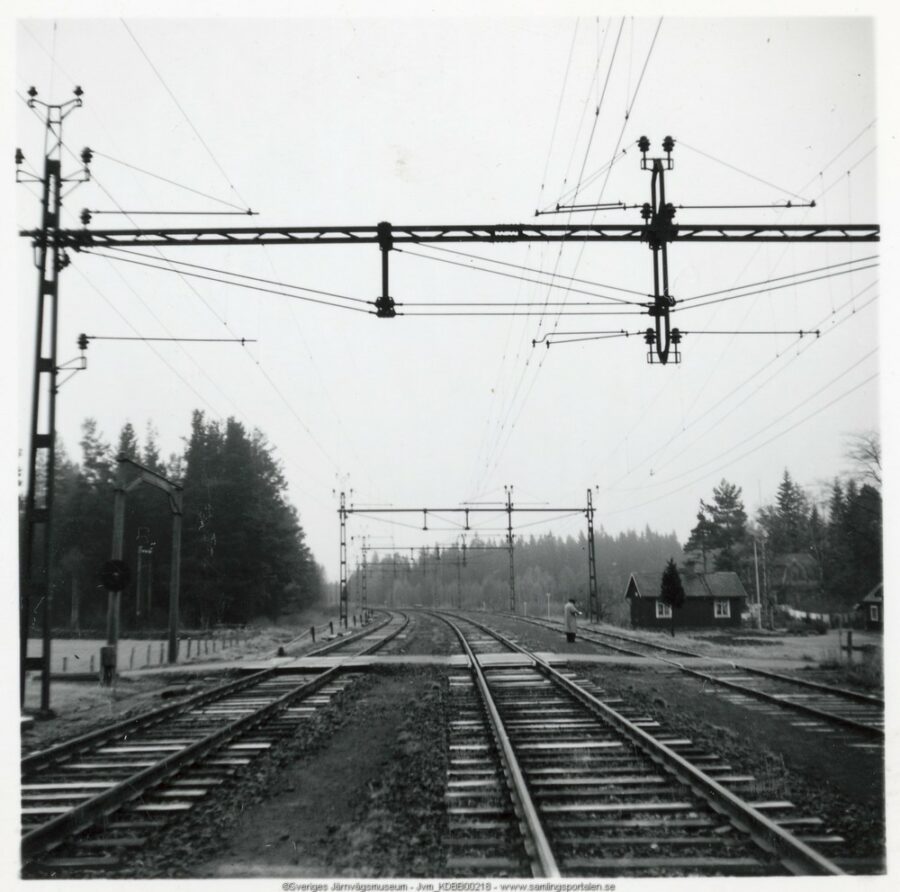 Banvaktarstuga i Solberga 1957