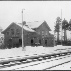 Solberga station 1920 efter ombyggnad