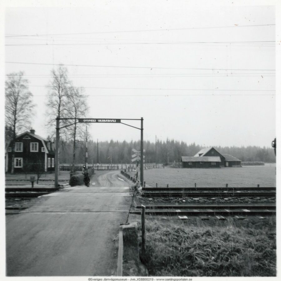 Övergång i Solberga 1957