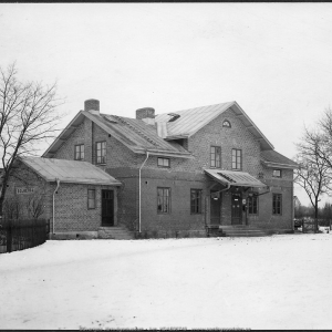 Solberga station 1920 efter ombyggnad